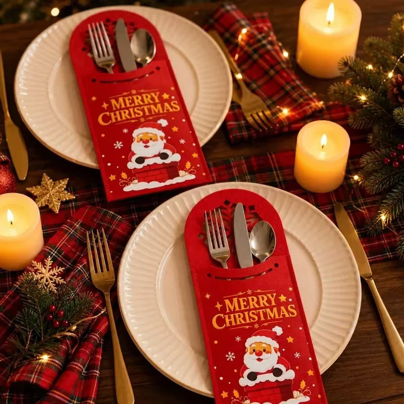 Christmas Cutlery Holders