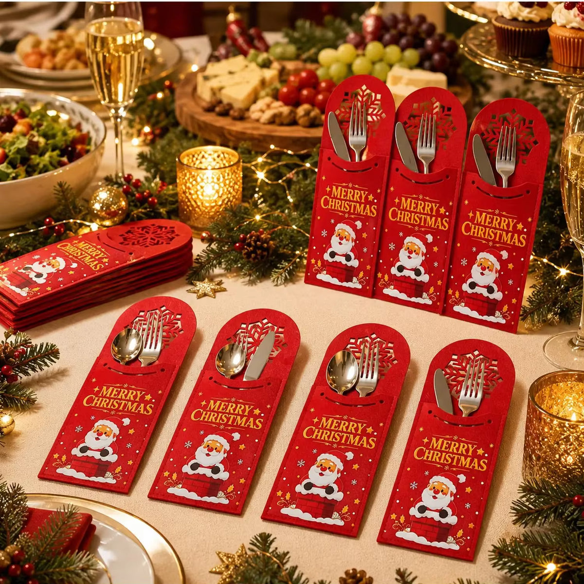 Christmas Cutlery Holders