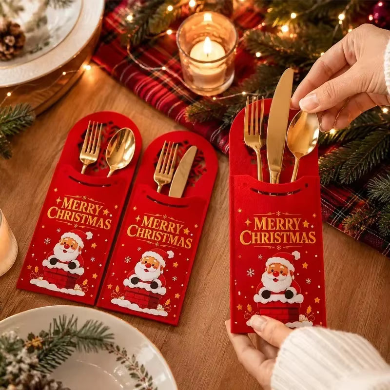 Christmas Cutlery Holders